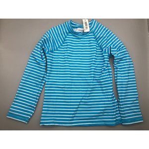 Basic Essentials Unisex Toddlers' UPF 50+ Long-Sleeve Rashguard Stripe Blue 4T